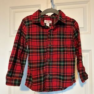 Red Tartan Plaid Shirt🎄